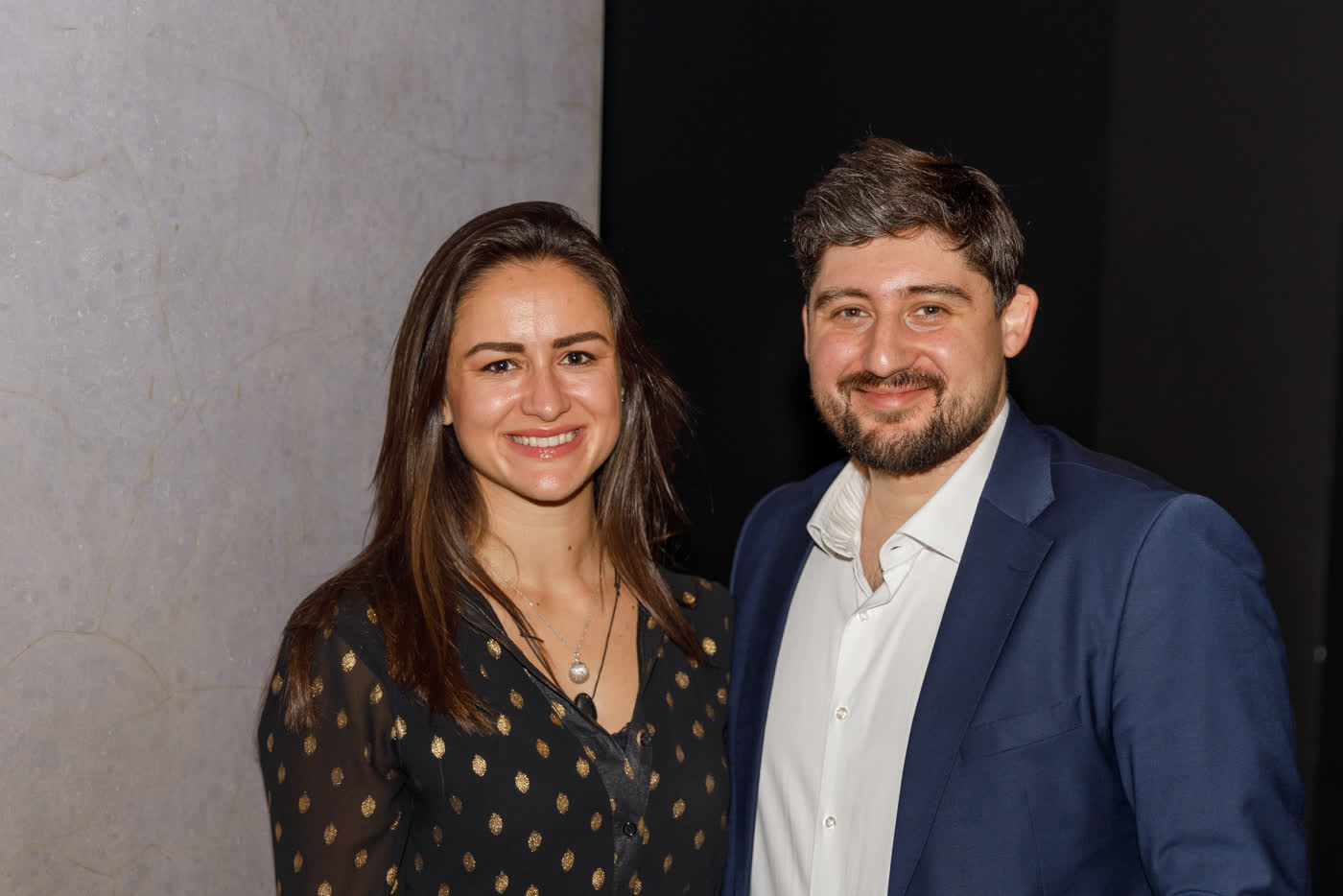 Katerina Angelovska and Dr. Radovan Vitosevic at the Belgrade promotion of Budjenje svesti, January 2023