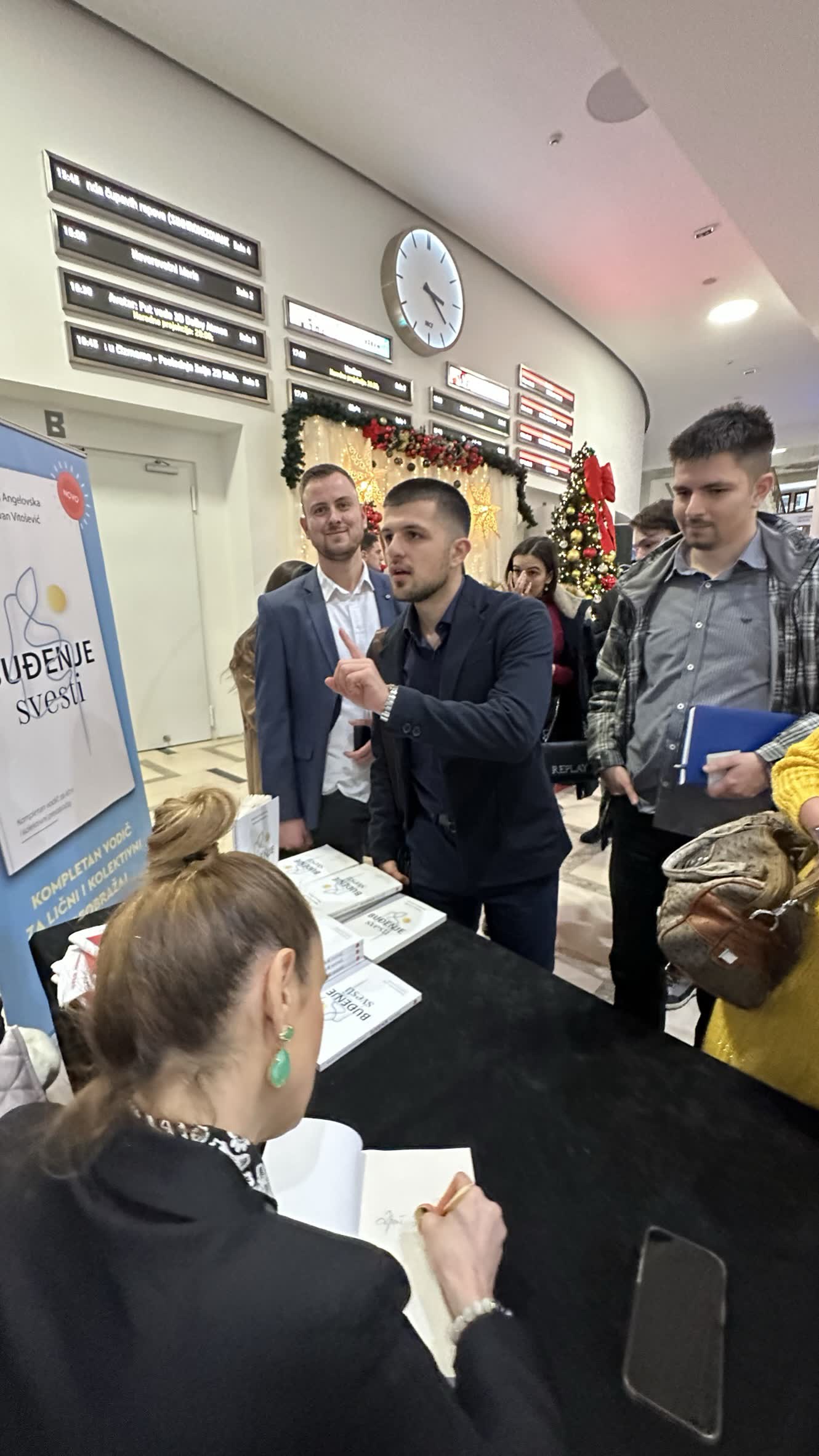 Audience at the Budjenje svesti promotion in Belgrade, 2023