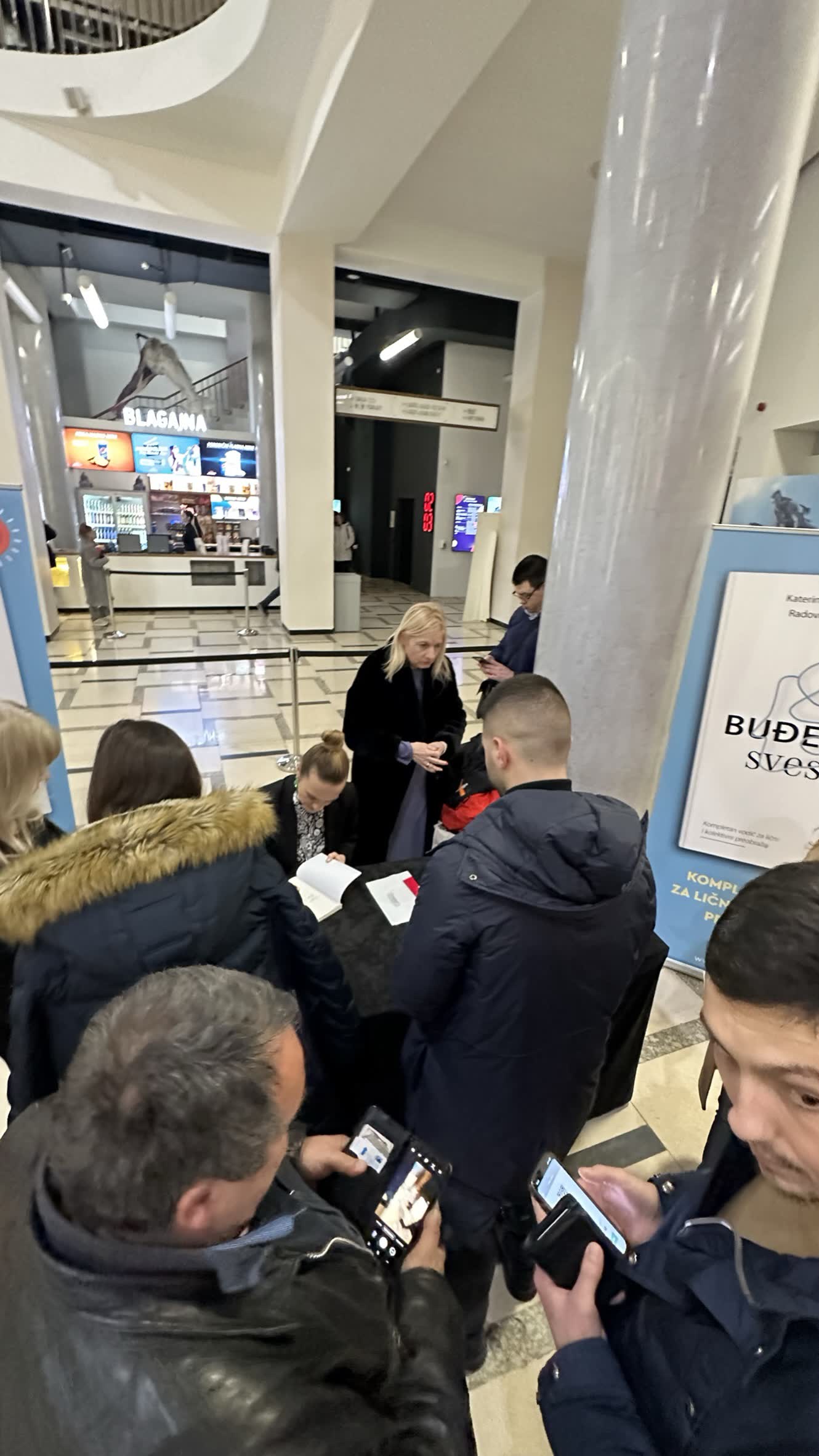 The authors presenting the Serbian edition in Belgrade, January 2023