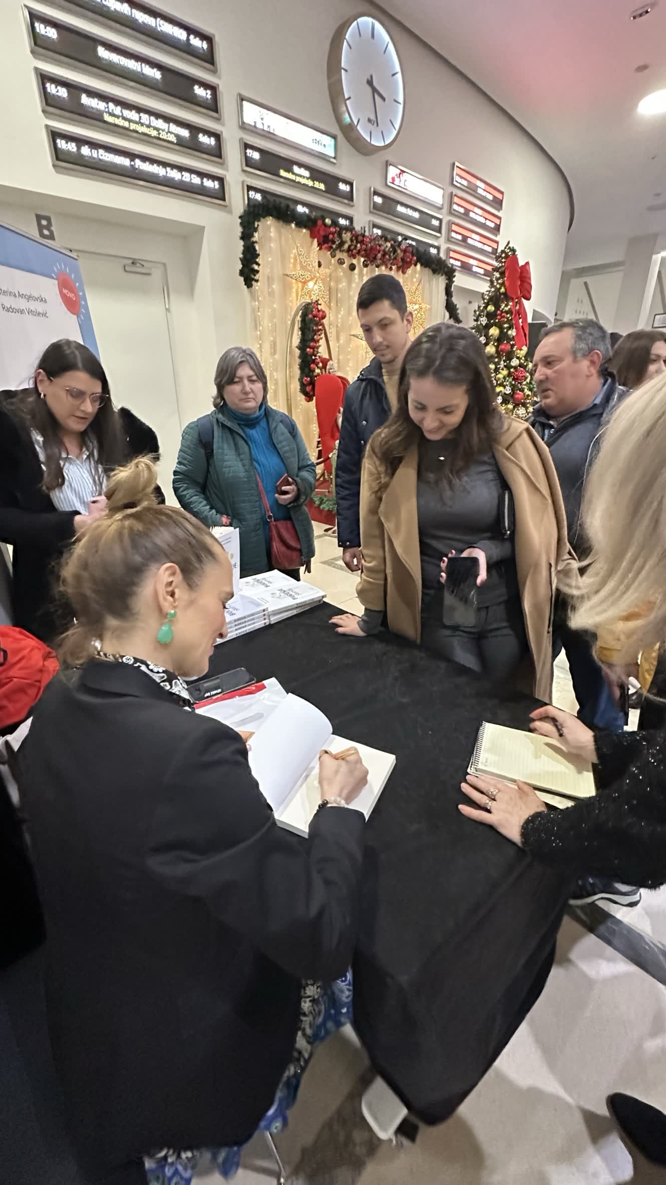 The authors presenting the Serbian edition in Belgrade, January 2023