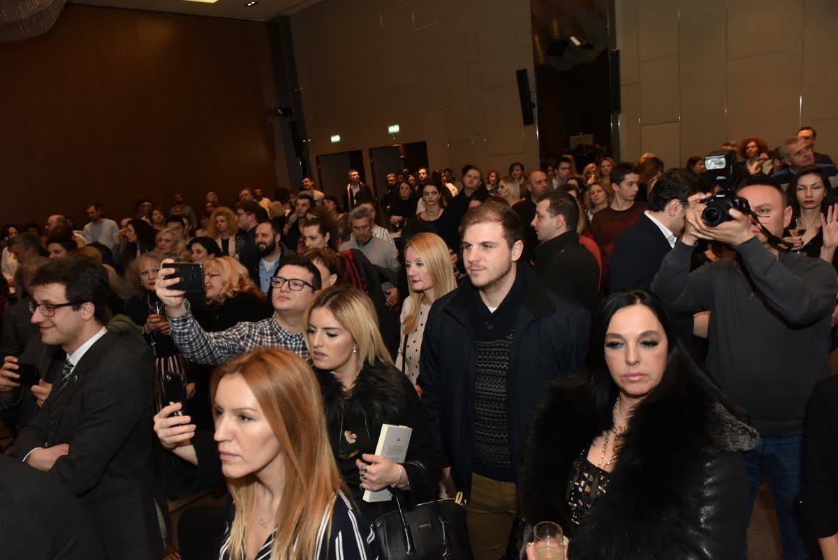 The authors presenting Awakening Consciousness in Skopje, February 2019