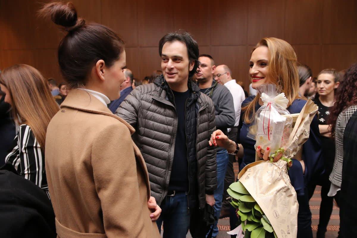 Guests at the Skopje book promotion of Awakening Consciousness by Katerina Angelovska and Radovan Vitosevic