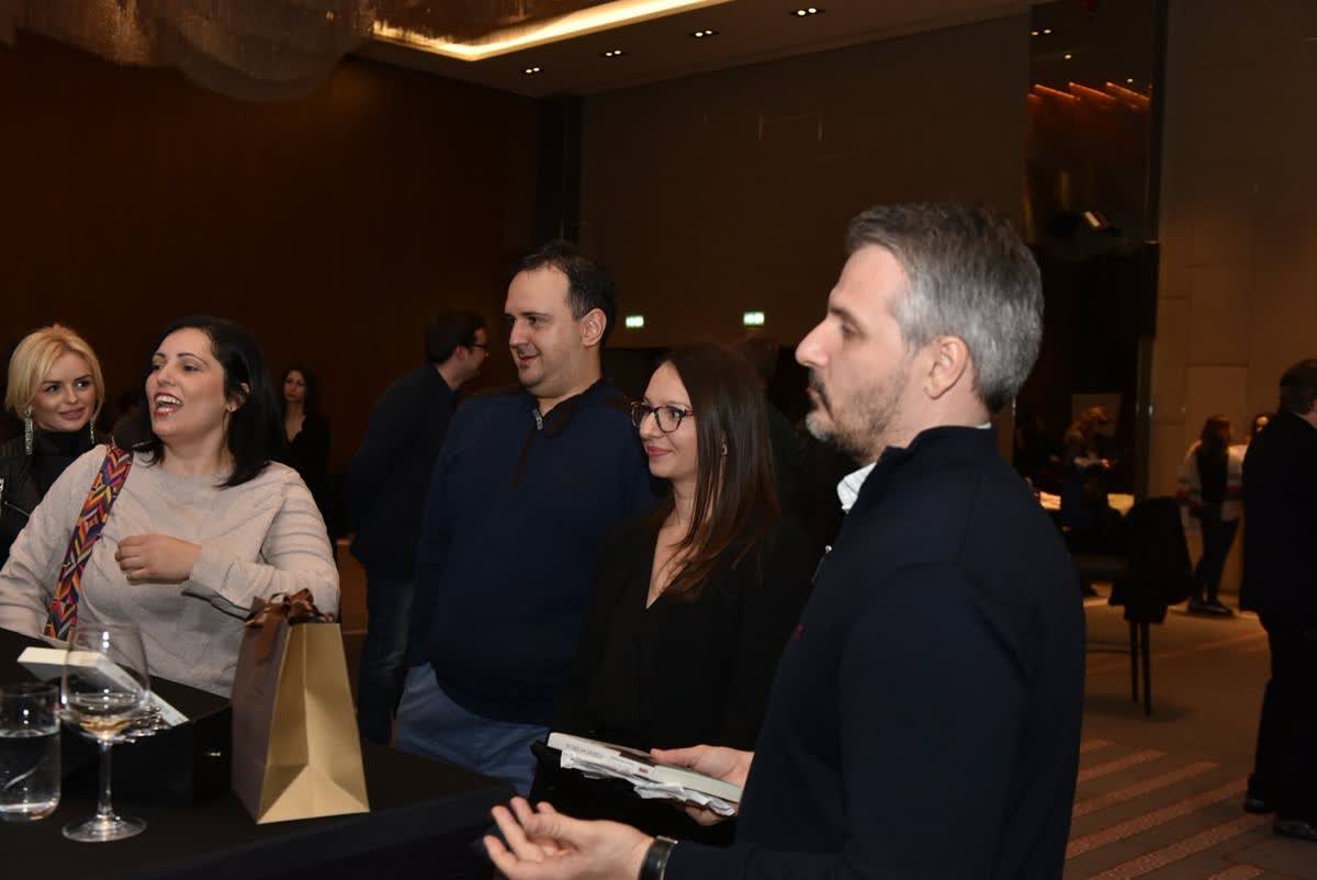 The authors presenting Awakening Consciousness in Skopje, February 2019