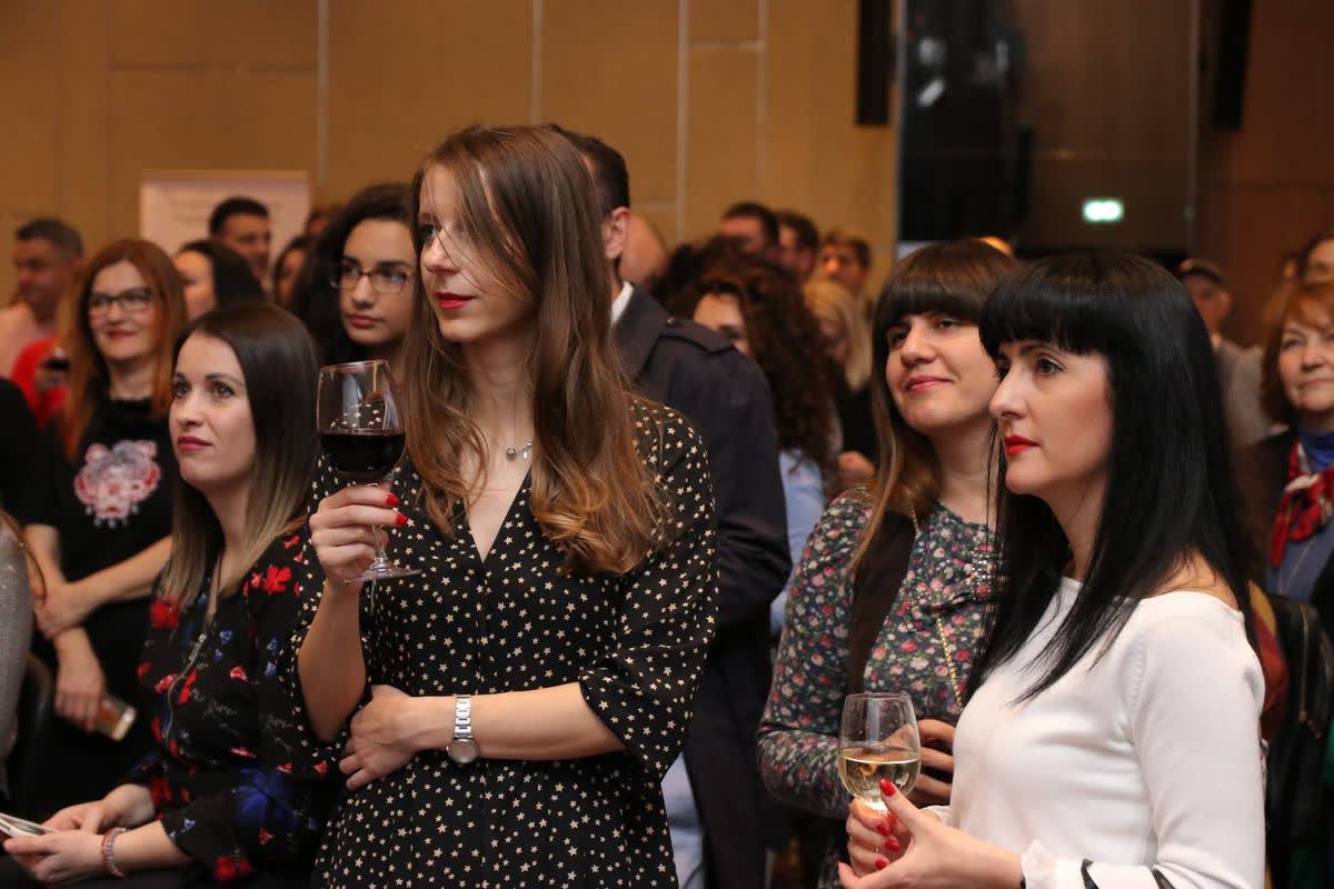 Guests at the Skopje book promotion of Awakening Consciousness by Katerina Angelovska and Radovan Vitosevic
