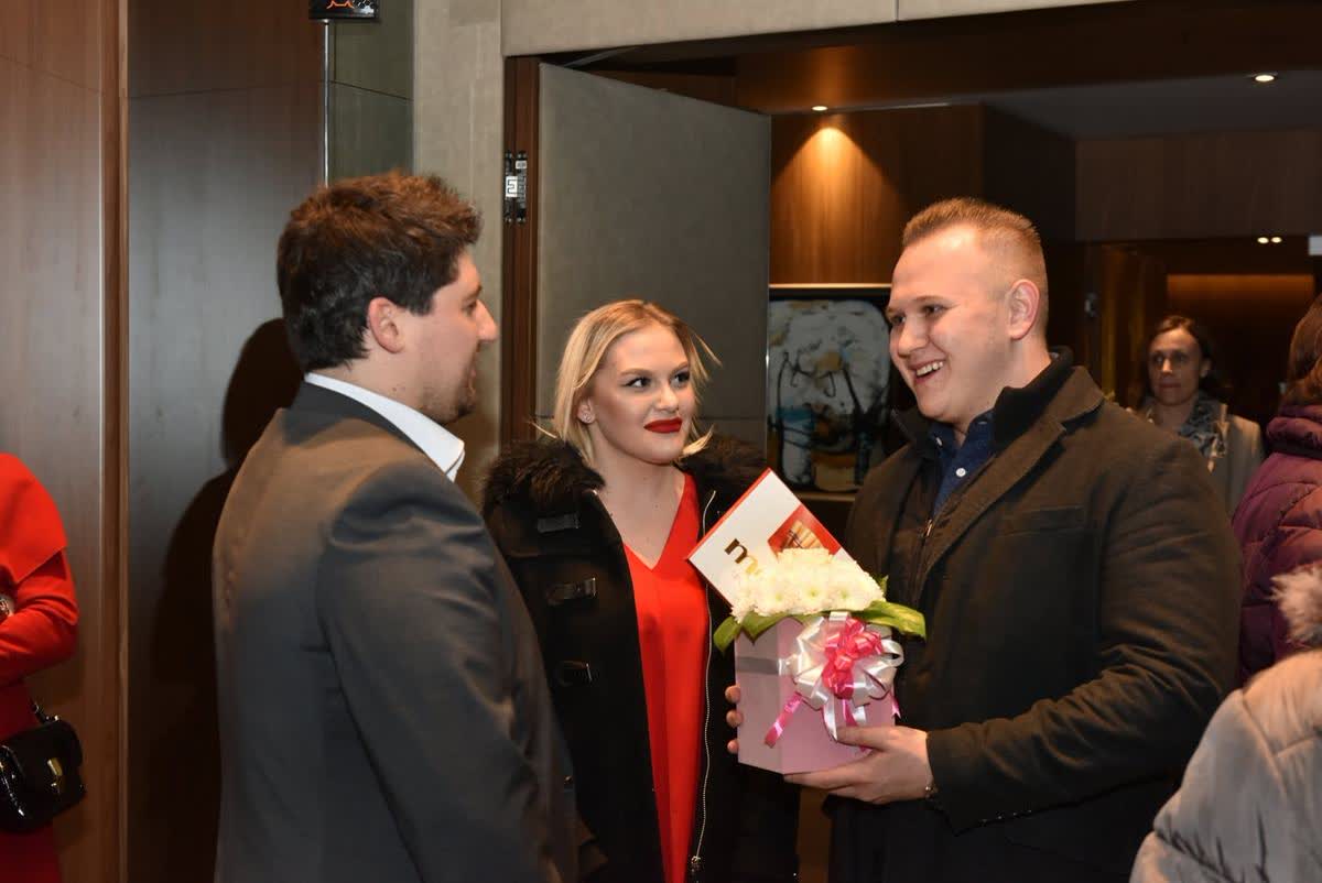 The authors presenting Awakening Consciousness in Skopje, February 2019