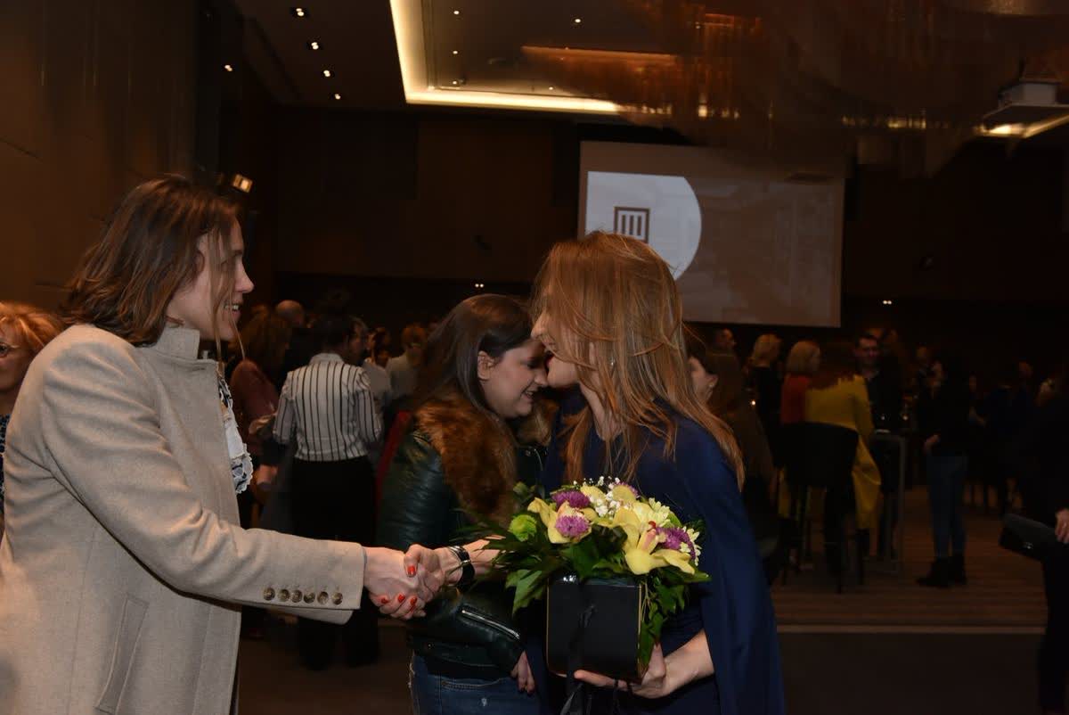 The authors presenting Awakening Consciousness in Skopje, February 2019