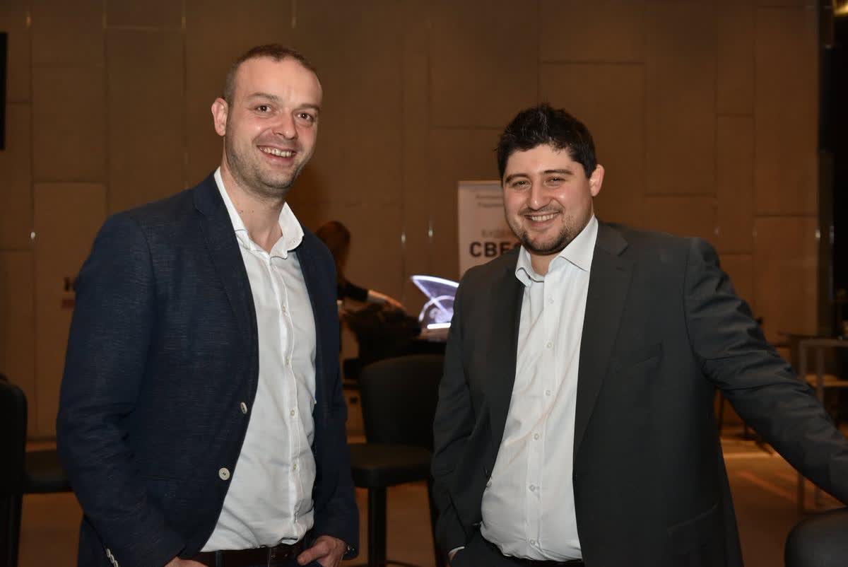 Katerina Angelovska and Dr. Radovan Vitosevic at the Skopje promotion of Awakening Consciousness, 2 February 2019