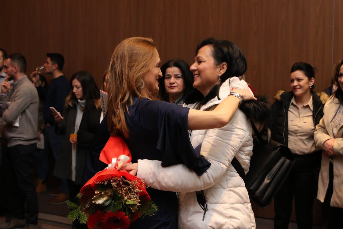 Guests at the Skopje book promotion of Awakening Consciousness by Katerina Angelovska and Radovan Vitosevic