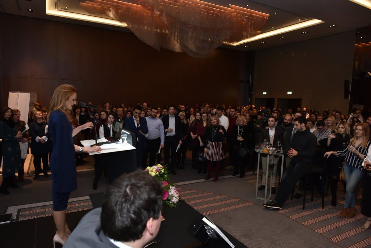 Guests at the Skopje book promotion of Awakening Consciousness by Katerina Angelovska and Radovan Vitosevic
