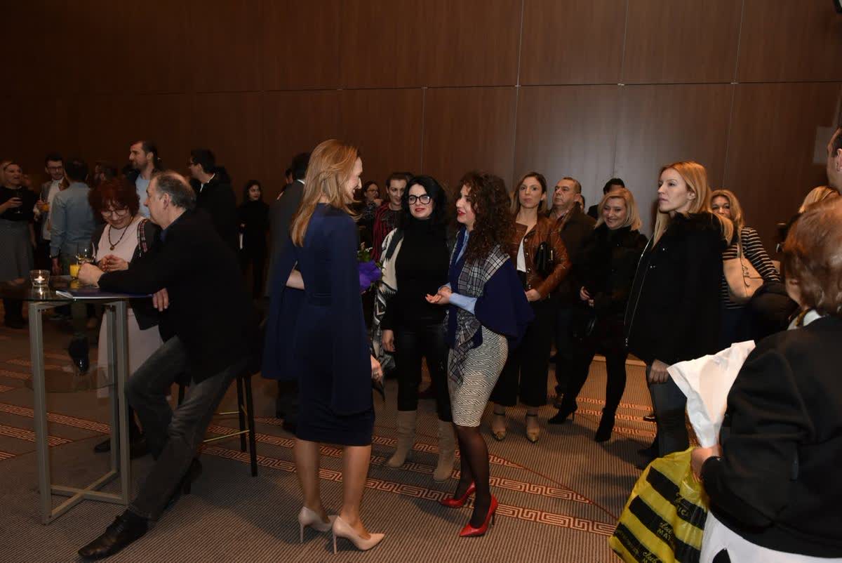 The authors presenting Awakening Consciousness in Skopje, February 2019