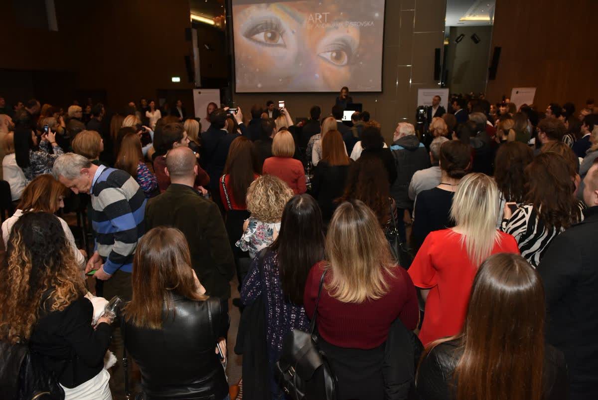 Audience at the Awakening Consciousness promotion in Skopje, 2019