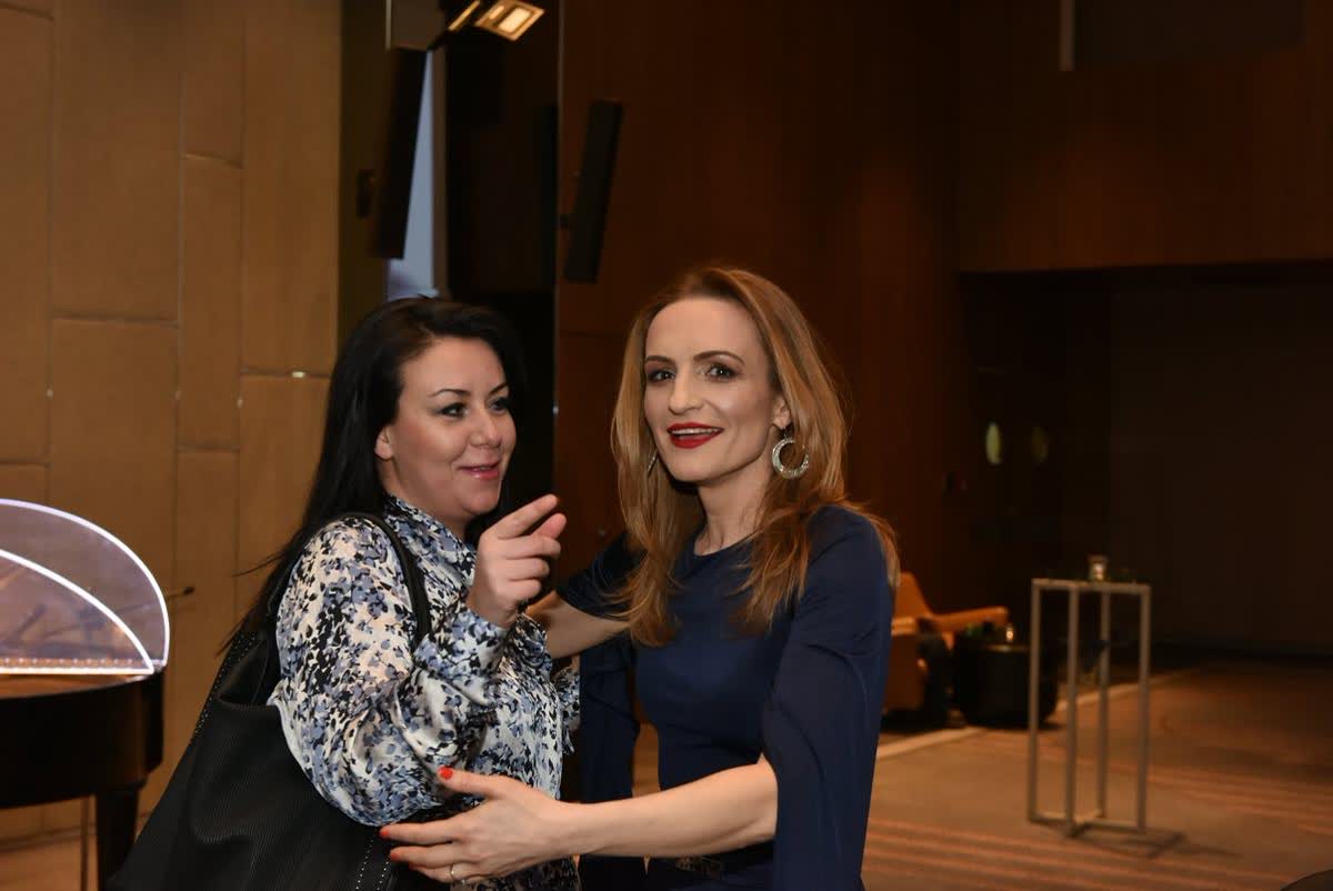 Katerina Angelovska and Dr. Radovan Vitosevic at the Skopje promotion of Awakening Consciousness, 2 February 2019