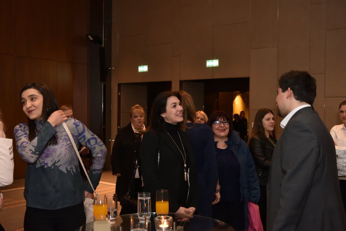 Guests at the Skopje book promotion of Awakening Consciousness by Katerina Angelovska and Radovan Vitosevic