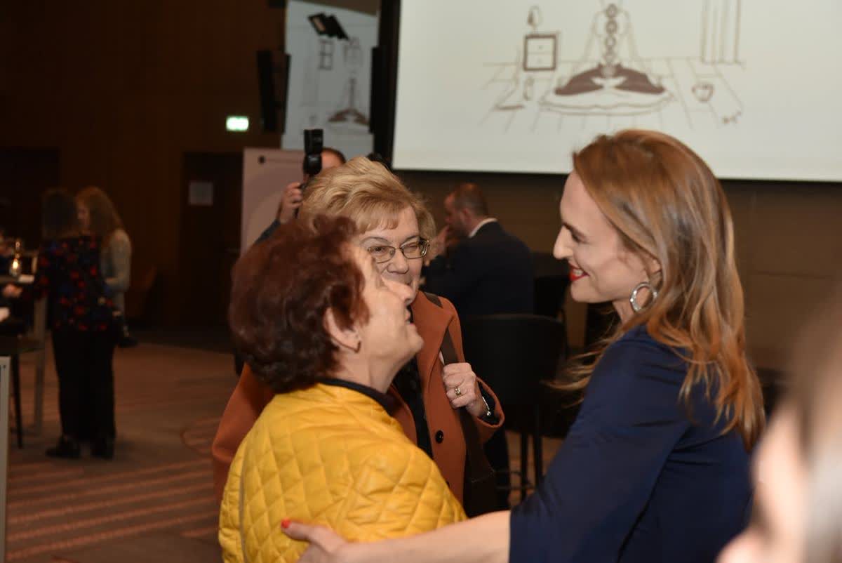 The authors presenting Awakening Consciousness in Skopje, February 2019