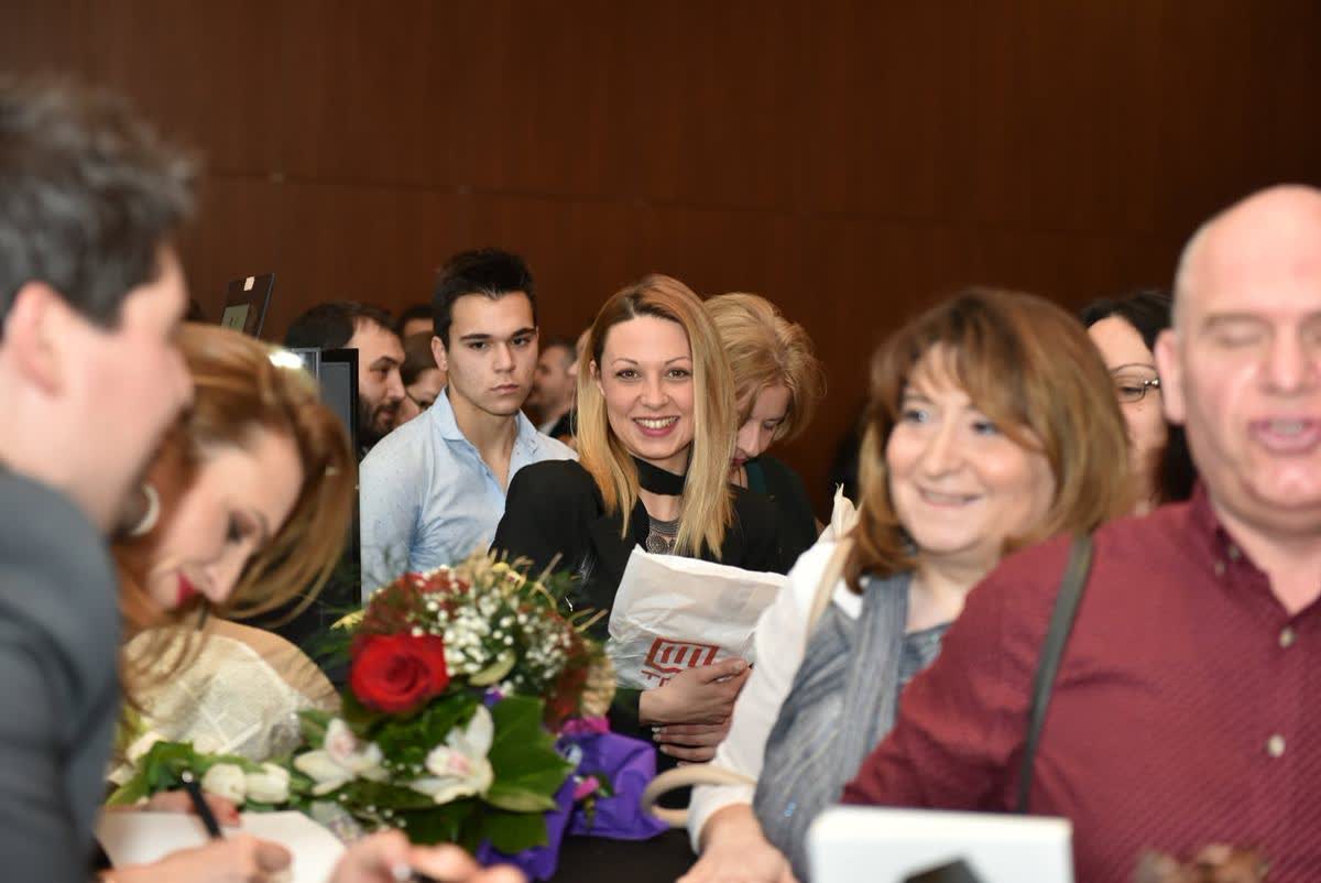 Guests at the Skopje book promotion of Awakening Consciousness by Katerina Angelovska and Radovan Vitosevic