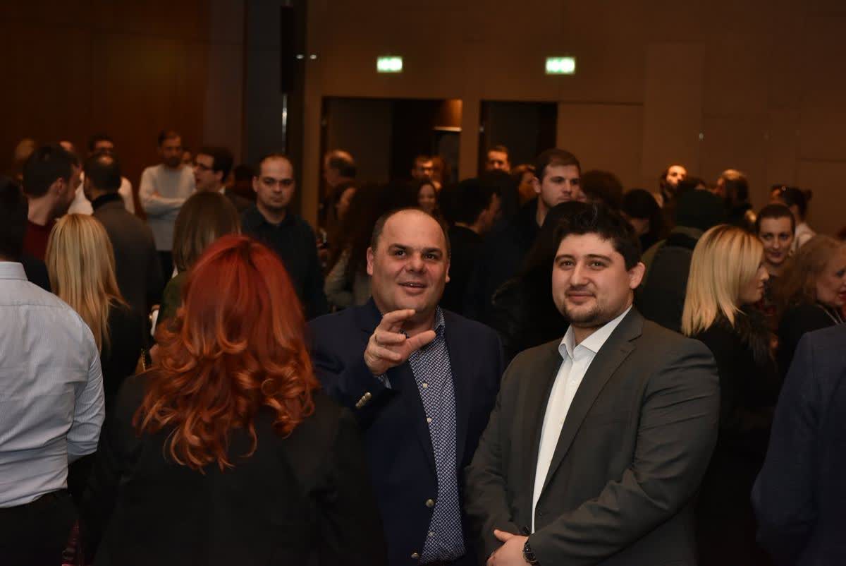 The authors presenting Awakening Consciousness in Skopje, February 2019