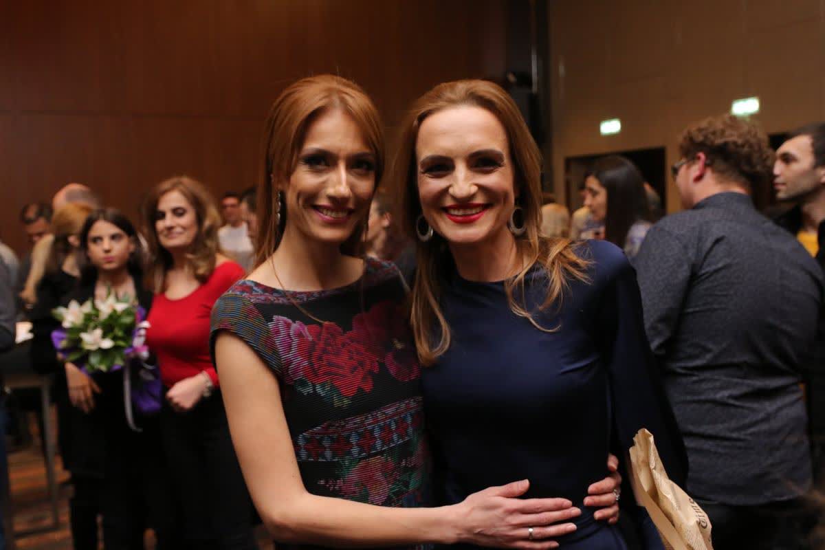 The authors presenting Awakening Consciousness in Skopje, February 2019