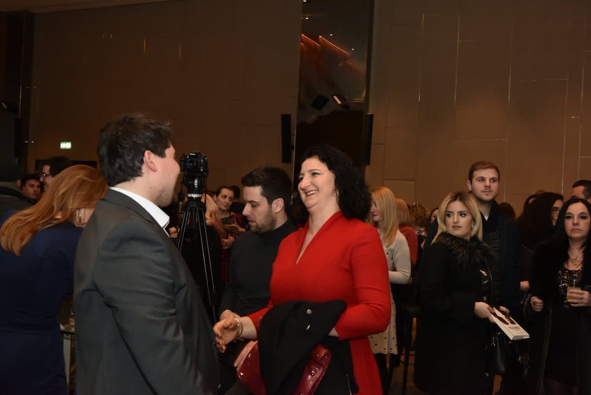 The authors presenting Awakening Consciousness in Skopje, February 2019