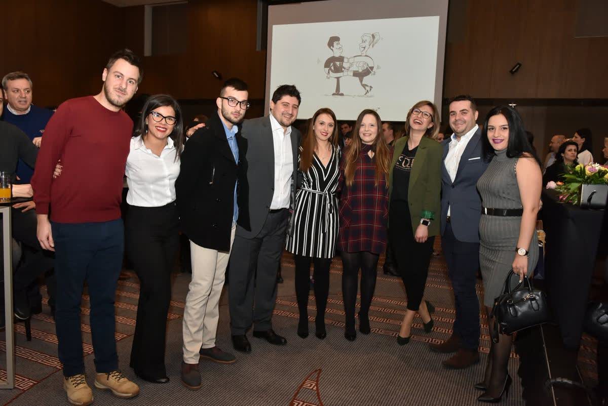 Guests at the Skopje book promotion of Awakening Consciousness by Katerina Angelovska and Radovan Vitosevic